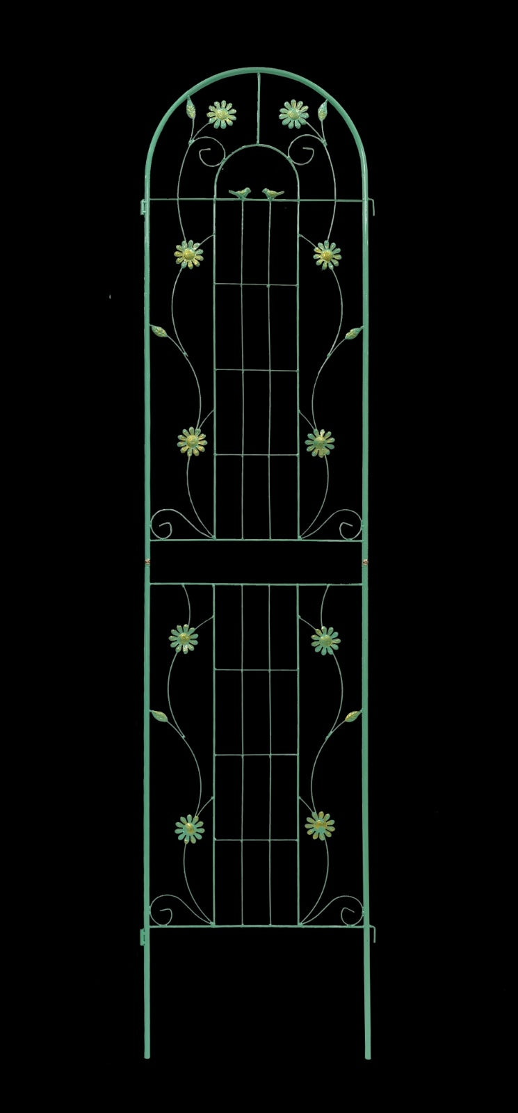 2-Pack Metal Garden Trellis 86.7x19.7 Rustproof For Climbing Plants Outdoor