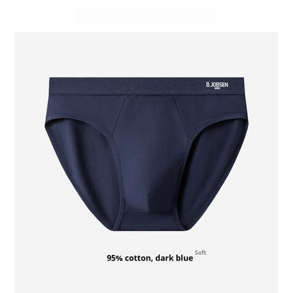 Mens Breathable Cotton Briefs With An Antibacterial Cotton Crotch