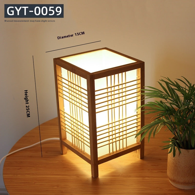 Japansk bordslampa sänglampa