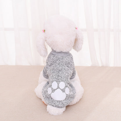 Clothing Pet Clothing Two-legged Sweater Teddy