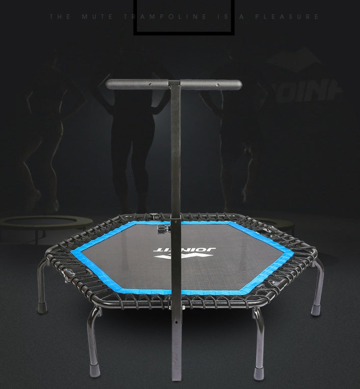 Trampolin Hem Barn Dam Herr Gymklass Trampolin Fitness Ledstångstrampolin