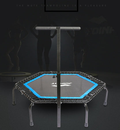 Trampolin Hem Barn Dam Herr Gymklass Trampolin Fitness Ledstångstrampolin