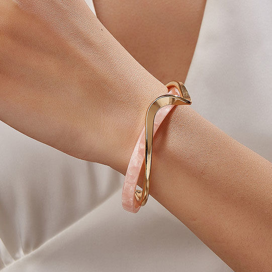 Metall Vit Skaldjursplatta Armband För Kvinnor Öppning Justerbar 2 Lager Design Ljus Lyxiga Kvinnliga Modesmycken Gåvor