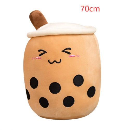 Pearl milk tea cup pillow