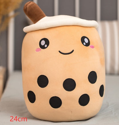 Pearl milk tea cup pillow