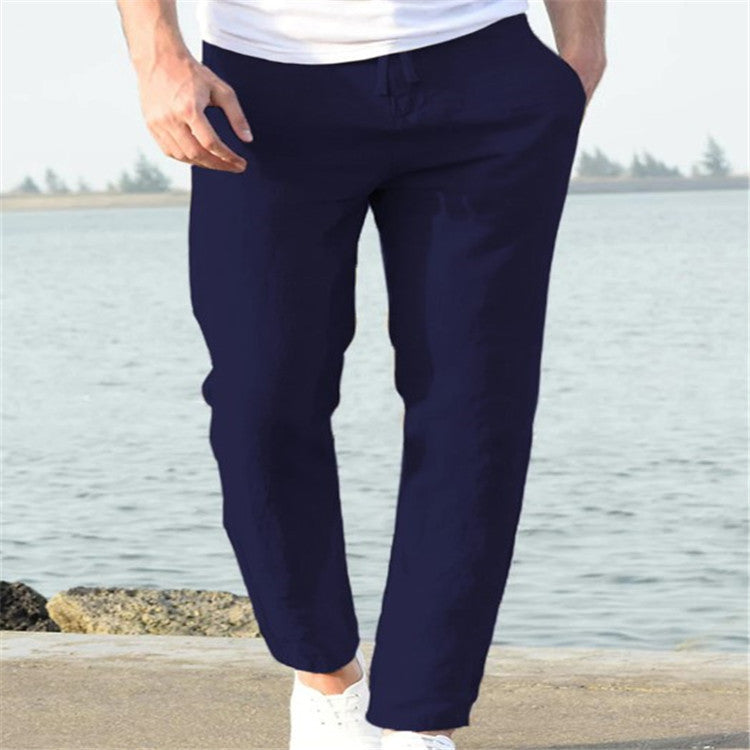 Men's Linen Summer Casual Fashion Pants