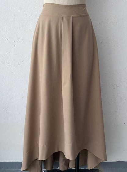 Professional Split High Waist Elastic Long Holiday Skirt - Premium Fabric (Comfortable Fit, Elegant Split Design)
