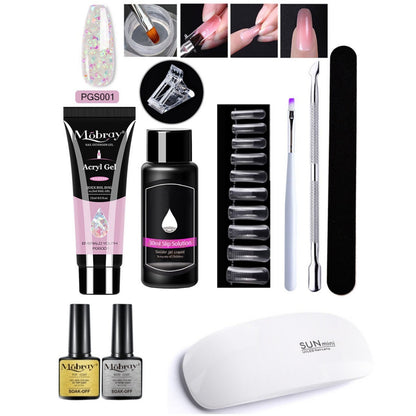 7-delad Nail Art Crystal Extender Set