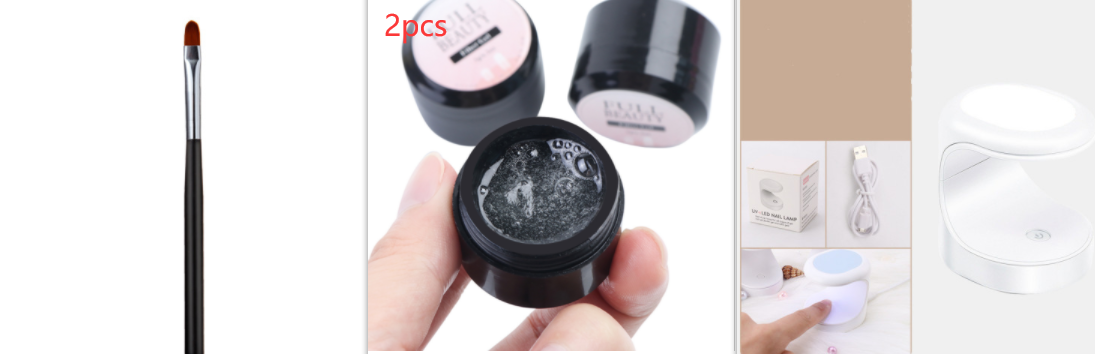 Creacked Repair Glue Nail Fiber Silk Extension Gel Fiberglass Poly UV Builder Gel Polish Manicure Art Prolonged Tool