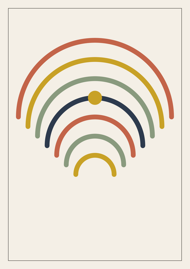 Posters "Lugna linjer" — 3 printbara posters (vektor-PDF)