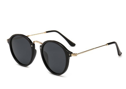 Metal Round Face Sunglasses Retro Driver Sunglasses Men And Women Sunglasses