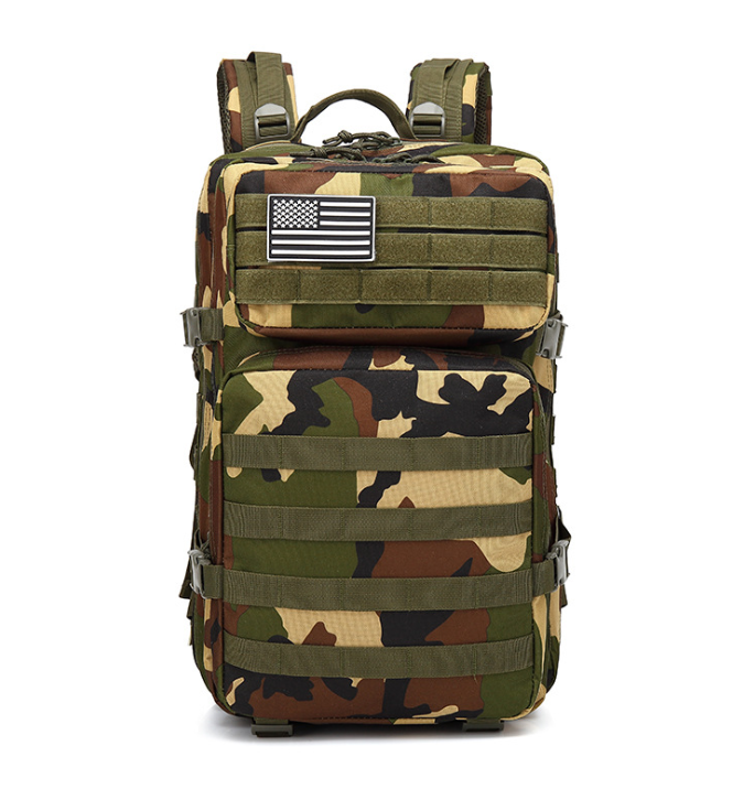 Sac à dos de voyage de sport, ventilateur de l'armée, sac à dos de Camouflage tactique, sac de sport en plein air, sac de voyage