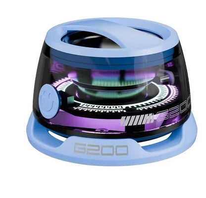 Bärbar Bluetooth-högtalare G200 RGB-belysningshögtalare BT5.3 Mini-ljudlåda 7 timmars uppspelning Magnetisk telefonhållare