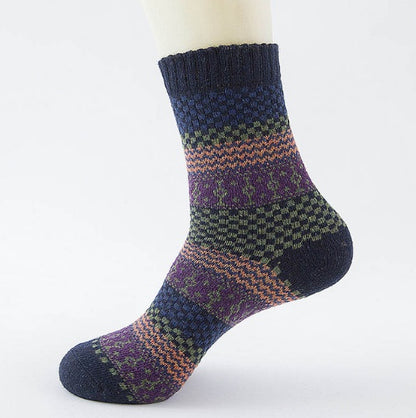 Winter Thick Warm Stripe Wool Socks