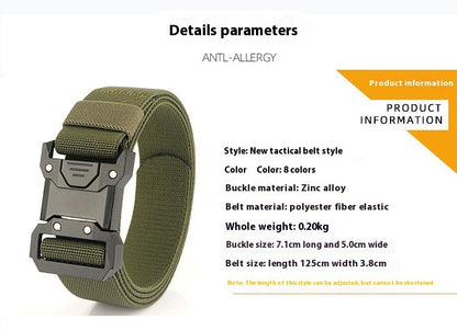 Men's Quick Release Tactical Braided Elastic Belt - Mission Ready
