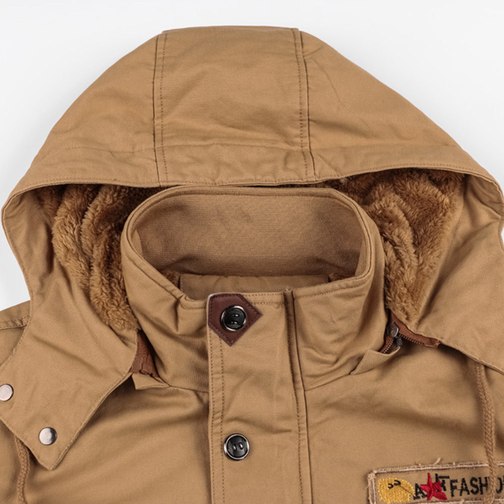 Alpinskin hommes hiver polaire vestes chaud à capuche manteau thermique épais vêtements d'extérieur mâle militaire veste hommes marque vêtements