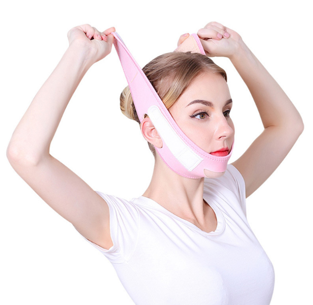 Ansikte Slim V-Line lyft upp mask kind chin hals Slimming tunn bält rem Skönhet Delikat ansikts tunn ansiktsbegränsning e Mask Slimping förbandet