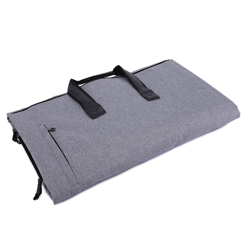 Sac de voyage de grande capacité, cylindre portable, sac de costume pliant