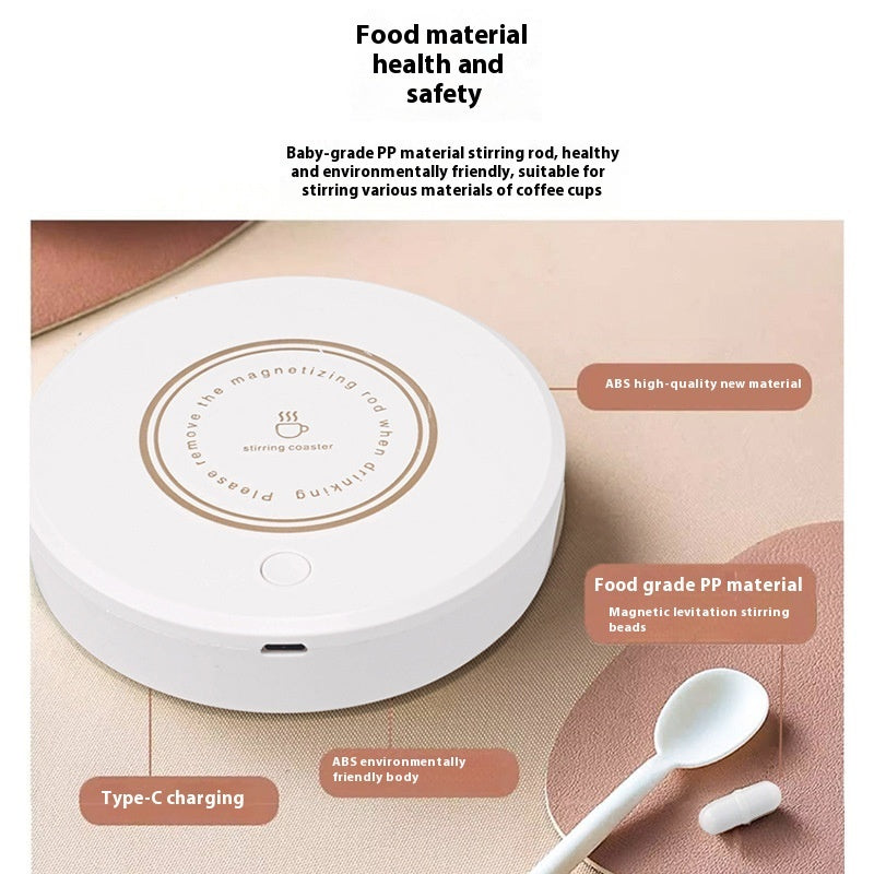 Coffee Automatic Stirring Coaster Rechargeable Magnetic Stirrer