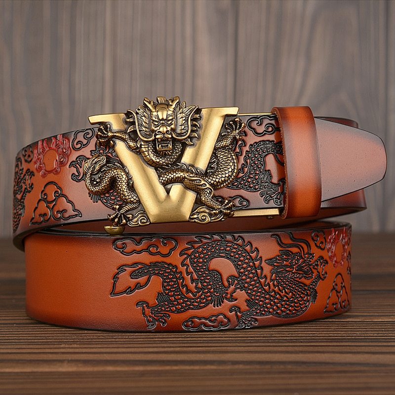 Ceinture en cuir pour hommes