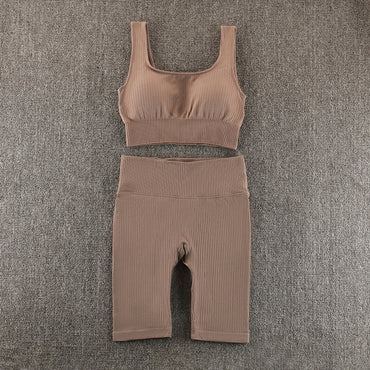 Ensemble de yoga sans couture, vêtements de sport, vêtements de sport, vêtements d'entraînement