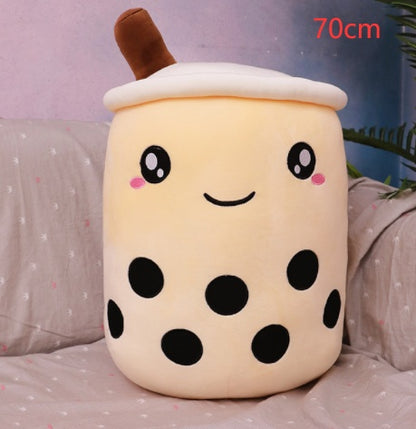 Pearl milk tea cup pillow