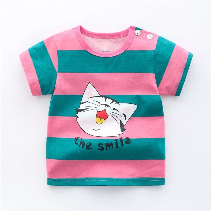 Cotton t-shirts for babies and children