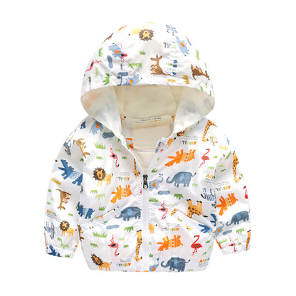 Veste dinosaure dessin animé pour enfants