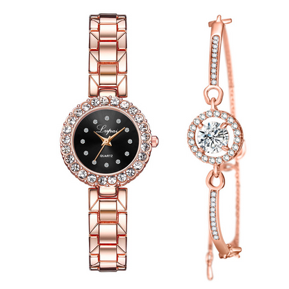 Montres-ensemble Bracelet horloge Bracelet montre-Bracelet Quartz femmes mode dames marque de luxe