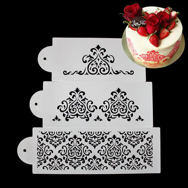 Gabarit creux pour fondant DIY 3 pièces
