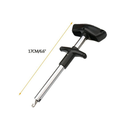 Portable T-type hook remover