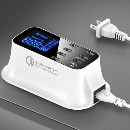 Quick Charge 3.0 Vanlig Smart USB-laddarstation