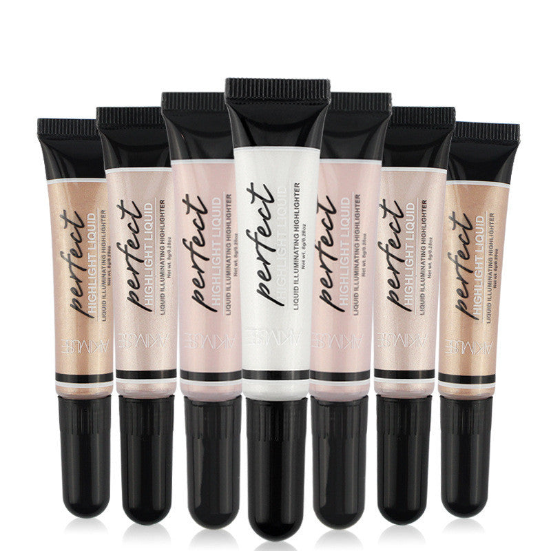 Liquid Foundation Shimmer Brightener Concealer Primer Base Contour Makeup Face Highlighter Cream 