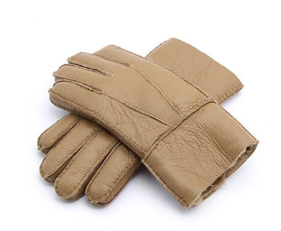 Men's Gloves Sheepskin Fur Gloves