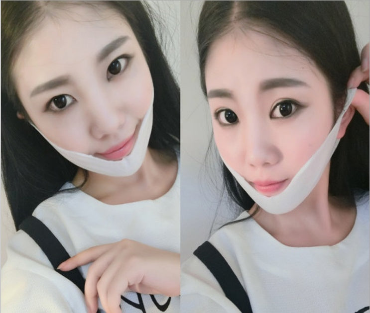 4D Double V Face Hanging Ear Face Paste Hydrogel Mask Lifting Firming Thin Masseter Double Chin Mask