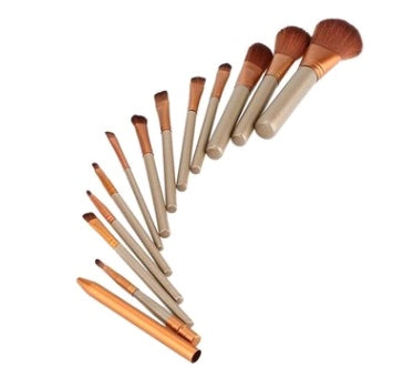 12 ensembles de pinceaux de maquillage boîte en fer outils de maquillage outils de maquillage