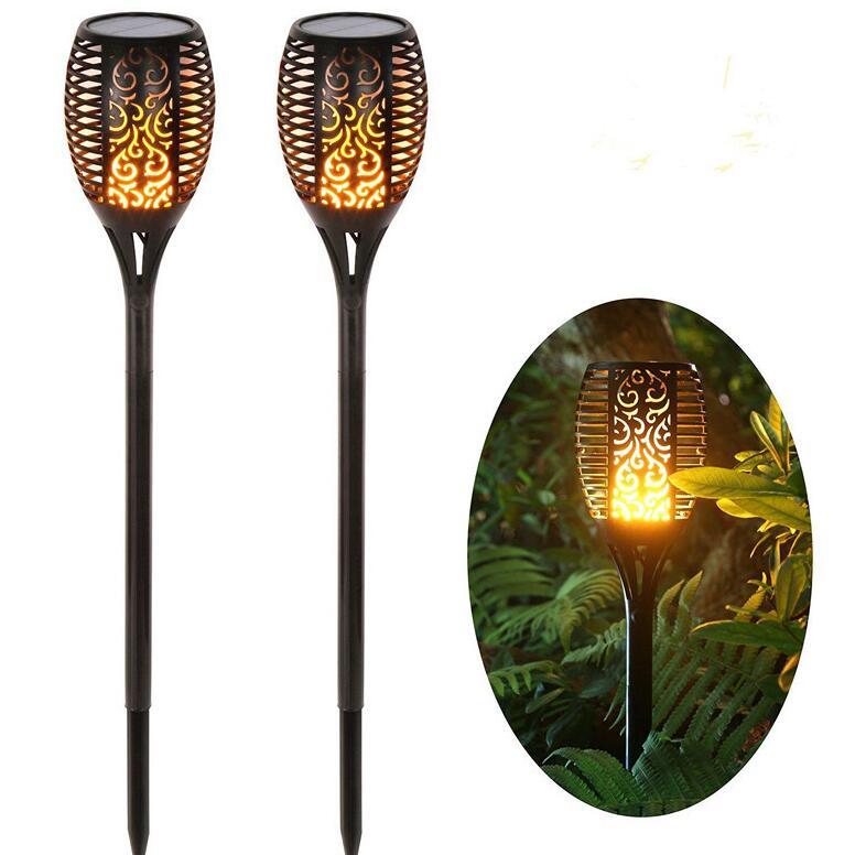 Solar Flame Flickering Garden LED Light | Outdoor Solar Tiki Torch | Landscape Decoration - BrightLite