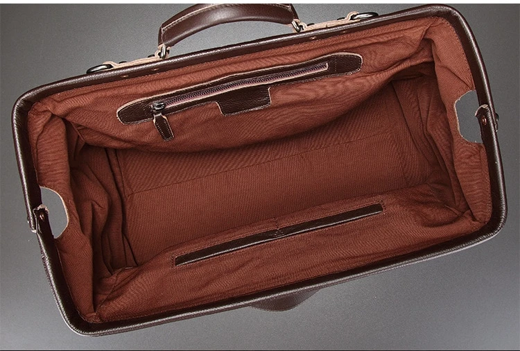 Genuine Leather Business Luggage And Travel Bag