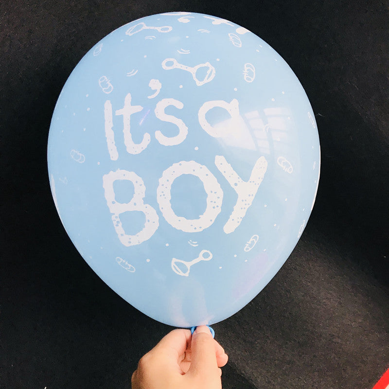 Party decoration reveals gender balloon