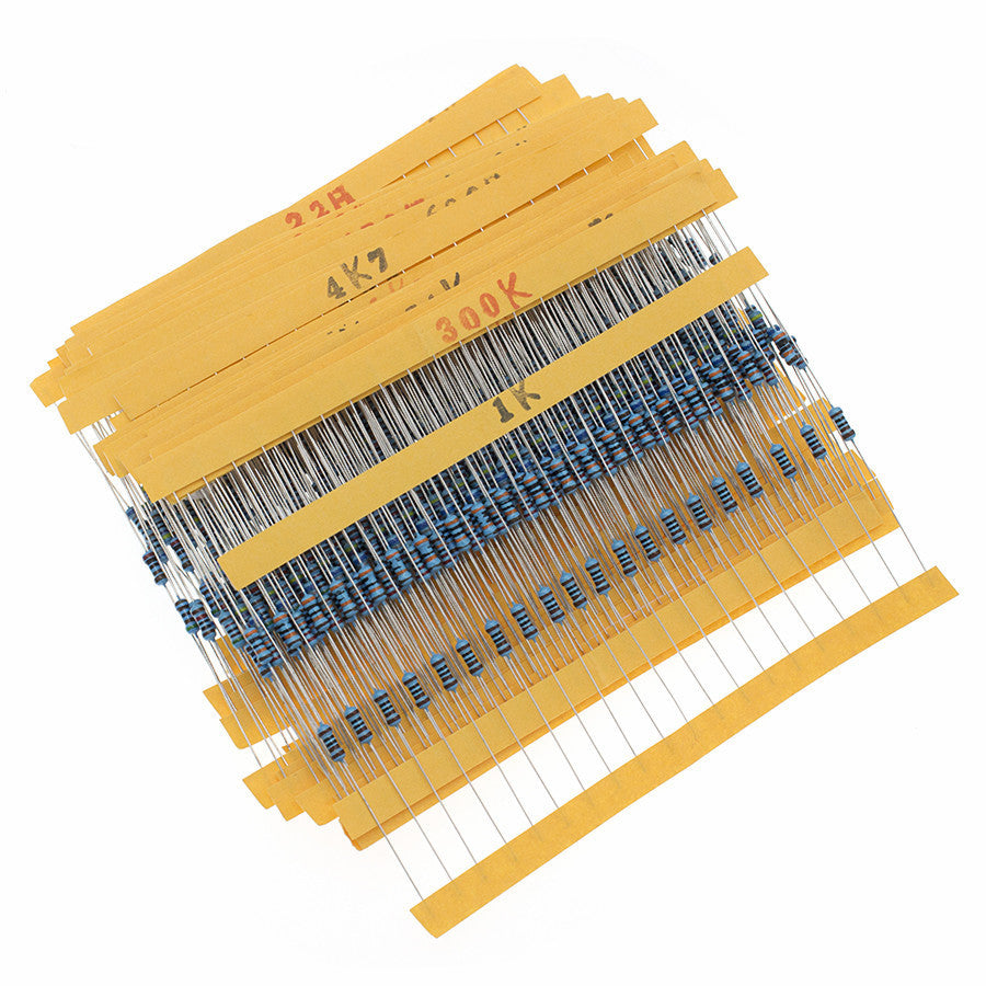 Five Color Ring Resistance 1% Precision Metal Film Resistor Package