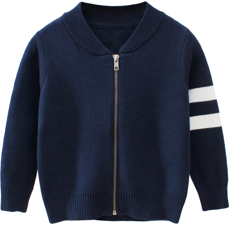 Koreansk barntröja cardigan babyjacka