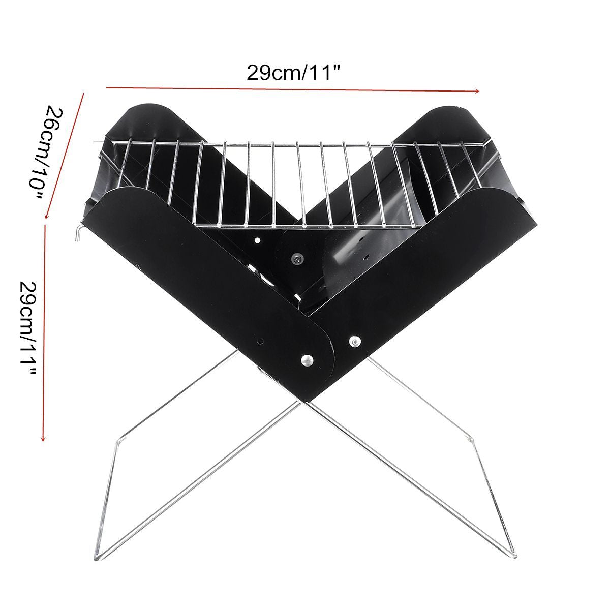 Holiday BBQ Grill - Stainless Steel Portable Charcoal Furnace