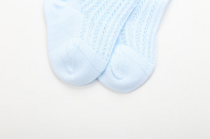 Chaussettes hautes pour bébés, nourrissons, enfants en bas âge, filles et garçons, collants chauffe-jambes, nœud en ruban, coton solide, extensible, mignon et charmant