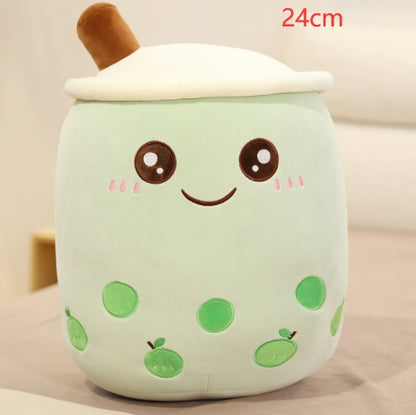 Pearl milk tea cup pillow