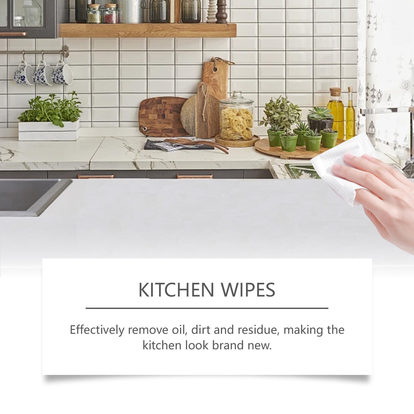 Kitchen Wipes for Countertop & Stove - Oven Cleaner | C it all