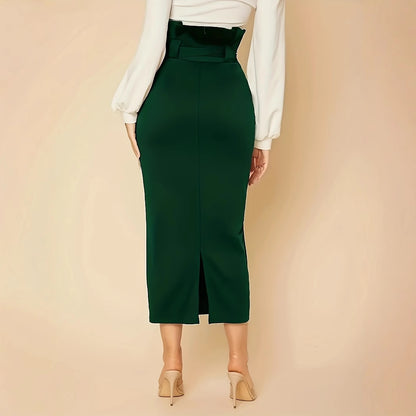 European And American Ladies High Waist Slim Fit Bud Skirt