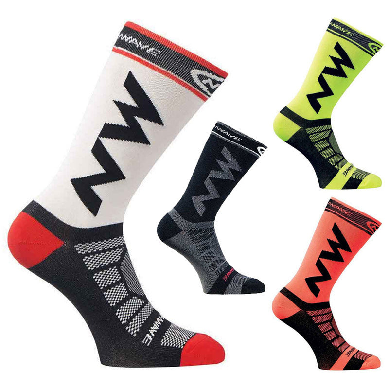 Chaussettes de sport chaussettes de vélo de route respirantes