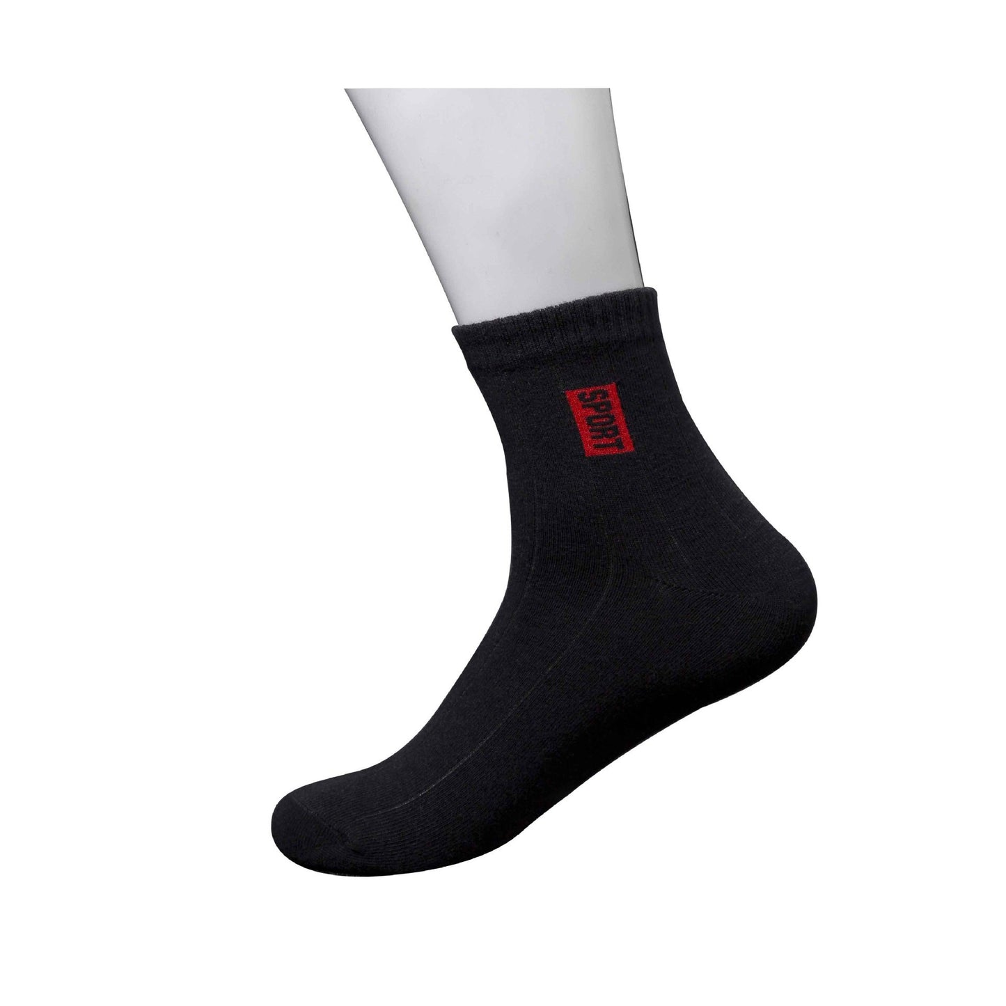 Ensemble de chaussettes respirantes pour hommes, 5 paires, en coton, mi-tube, absorbant la sueur, décontractées, tendance