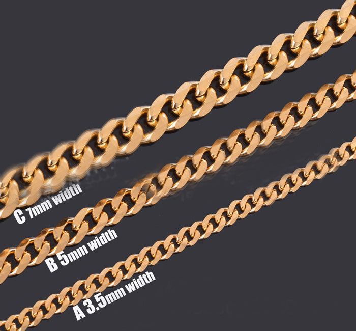 Stainless steel six-sided grinding keel chain