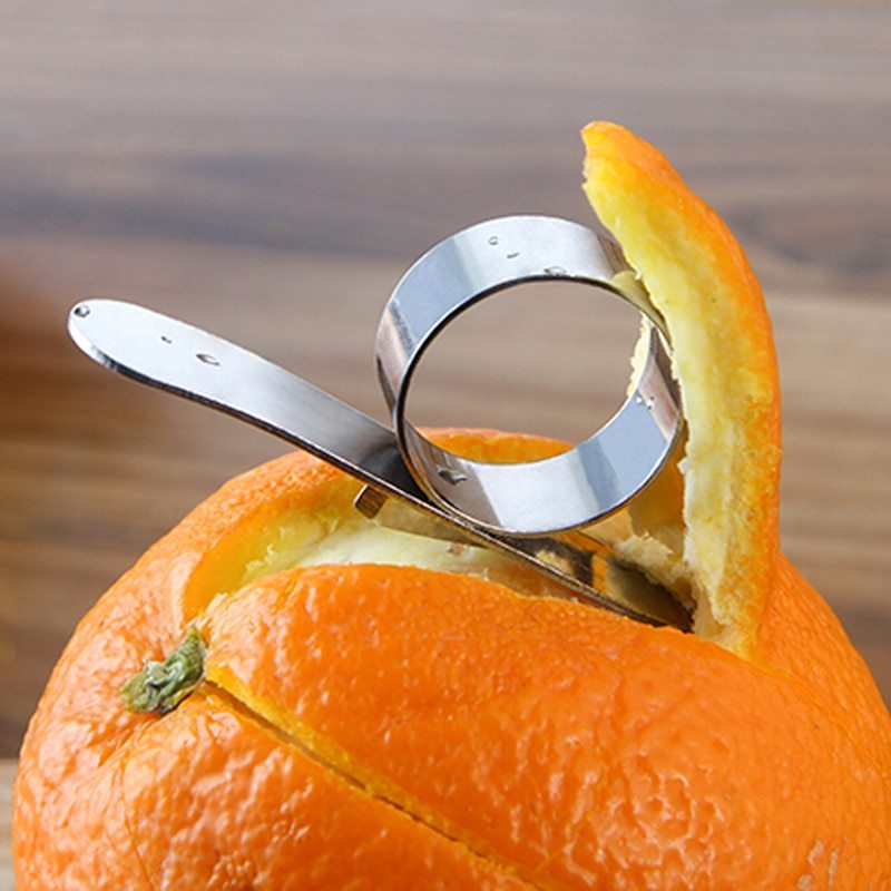 Rostfritt stål Peeler Ring Köksprylar